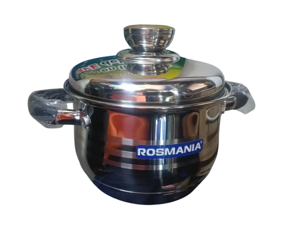 OLLA ROSMANIA ACERO QUIRÚRGICO 3L