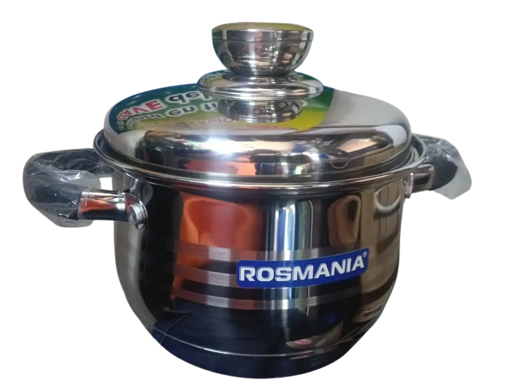 OLLA ROSMANIA ACERO QUIRÚRGICO 5L