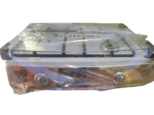 COCINA DE MESA 2H MODELO VANIA TAPA DE VIDRIO ALTA PRESION