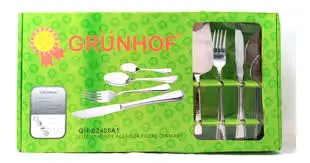 JUEGO DE CUBIERTOS GRUNHOF 24 PCS