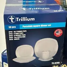 JUEGO DE PLATO Y TAZAS TRILLIUM 30PCS