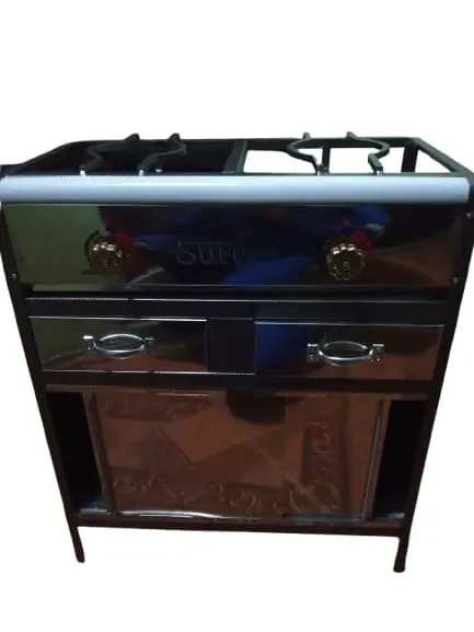 COCINA CON CAJAS SURGE ACERO INOX 60cm X 30cm