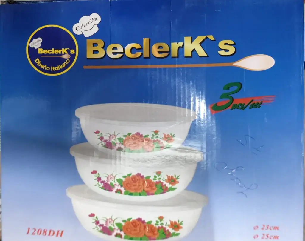 BOWL PORCELANADO BECLERK'S GRANDE CON TAPA