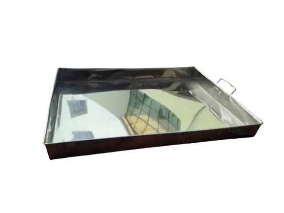 ASADERA ACERO INOX 56cm X 42cm X 6cm
