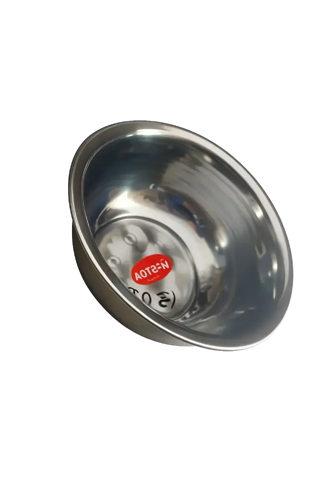 PLATO HONDO DE ACERO INOX. ACEROV DIAMETRO 14cm (120)