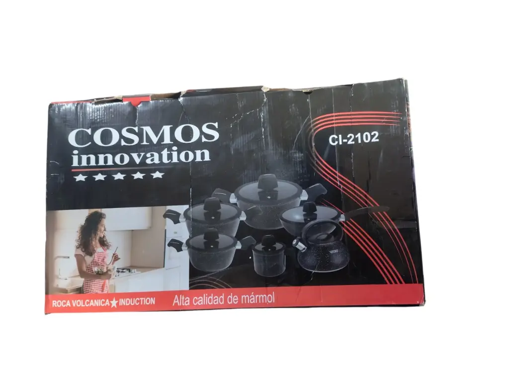 JUEGO DE OLLAS COSMOS 12pcs ROCA VOLCANICA CI-2102