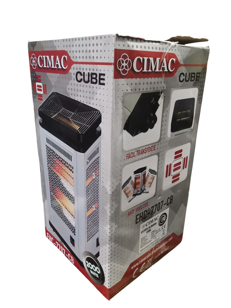 CALEFACTOR CIMAC CUBE 5 CARAS 2000W