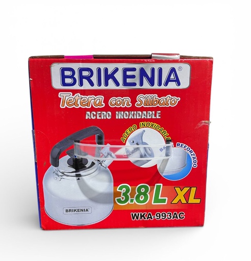 [003158] CALENTADORA ACERO INOX BRIKENIA 3.8L