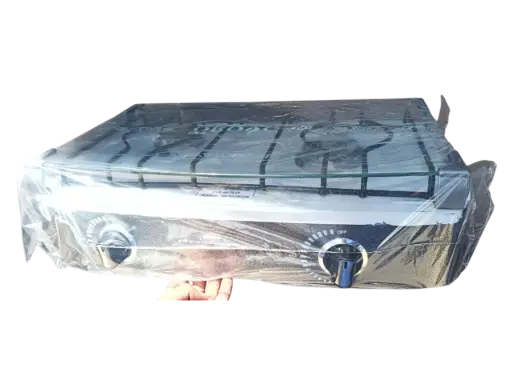 [001348] COCINA DE MESA 2H MODELO YAHAIRA PINTADO TAPA DE VIDRIO ALTA PRESION