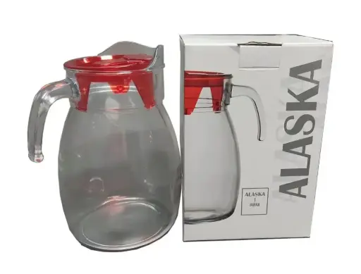 [00352A14] JARRA DE VIDRIO ALASKA 2.8L CON TAPA