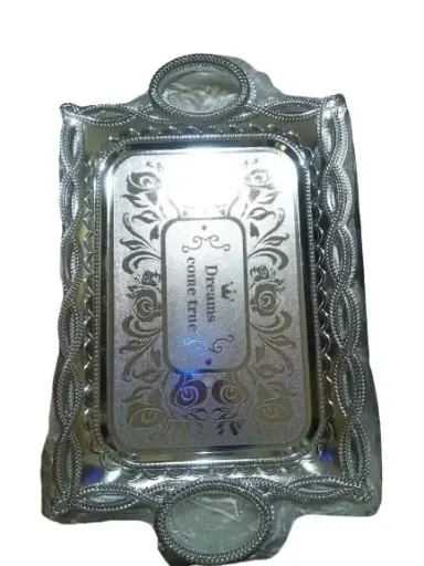 [007638] BANDEJA DE PLASTICO RIGIDO DECORADO 48CM X 28CM