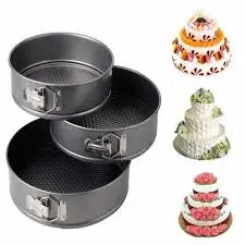 [003N27] SET DE MOLDES REDONDO X 3PZAS 22CM+24CM+26CM