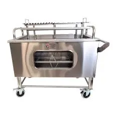 [007316] CAJA CHINA MISTISUR 12kg - ACERO INOX CON VENTANA 65cm X 45cm