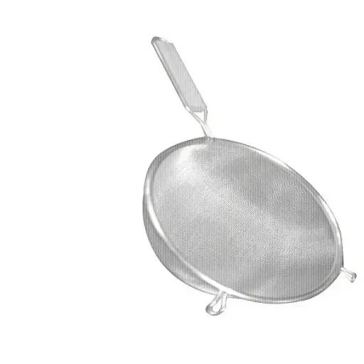 [003499] COLADOR SUJETABLE LALO MALLA DE ACERO INOXIDABLE 16CM CON MANGO DE ACERO