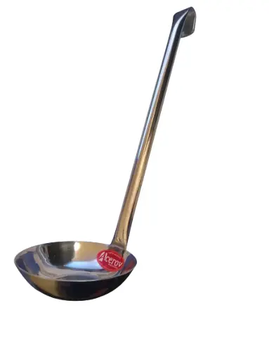 [0031156] CUCHARON CON COLITA ACEROV PERUANO MANGO 33 CM 11 CM DIAMETRO 