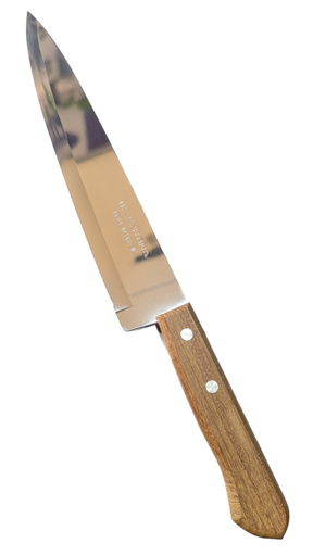 [0031362] CUCHILLO DE COCINA MANGO MADERA N°8 35.5cm TRAMONTINA
